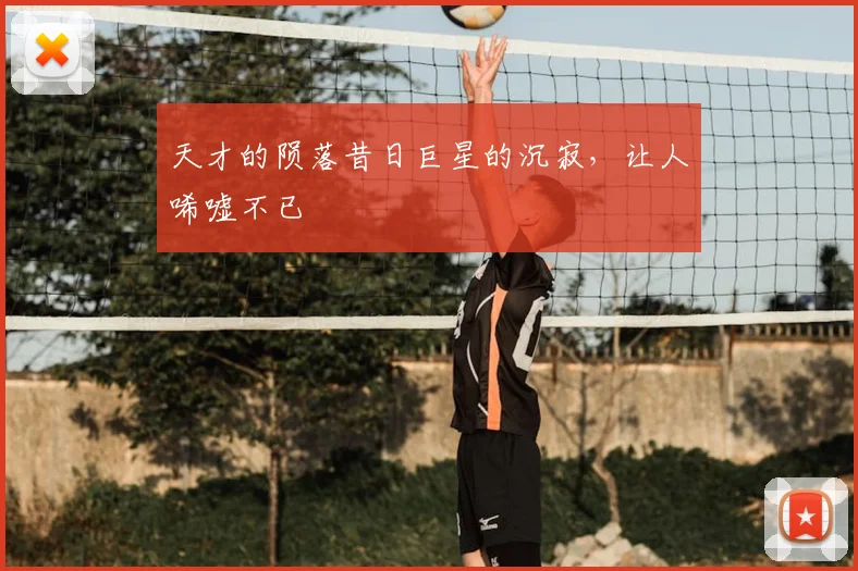 天才的陨落昔日巨星的沉寂，让人唏嘘不已