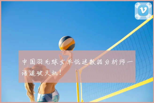 中国羽毛球女单低迷数据分析师一语道破天机！